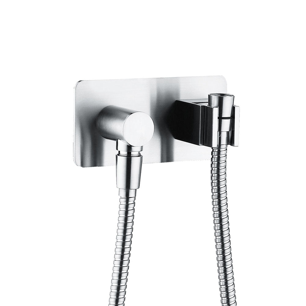Fienza Universal Hand Shower Bracket & Hose, Chrome