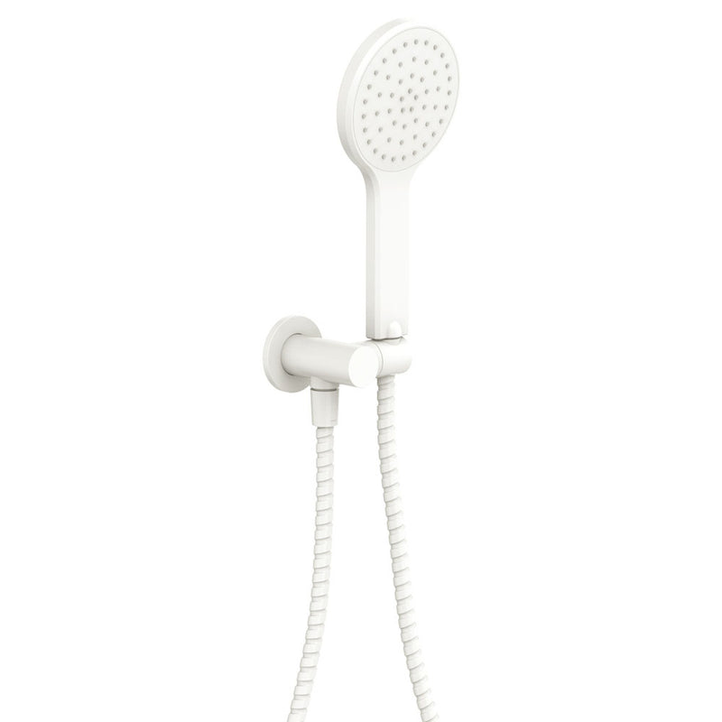 Fienza Kaya Hand Shower, Round Plate, Matte White