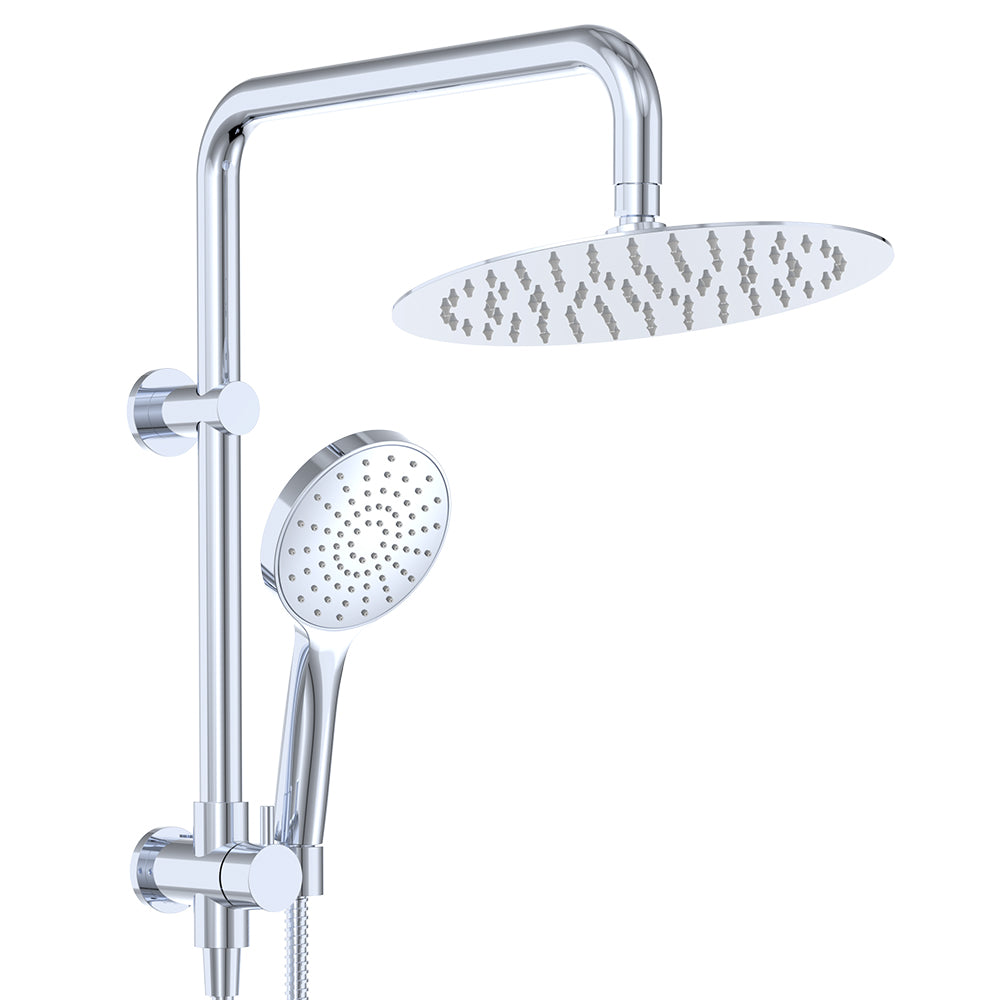 Fienza Kaya Twin Half-Rail Shower, Chrome — image 3