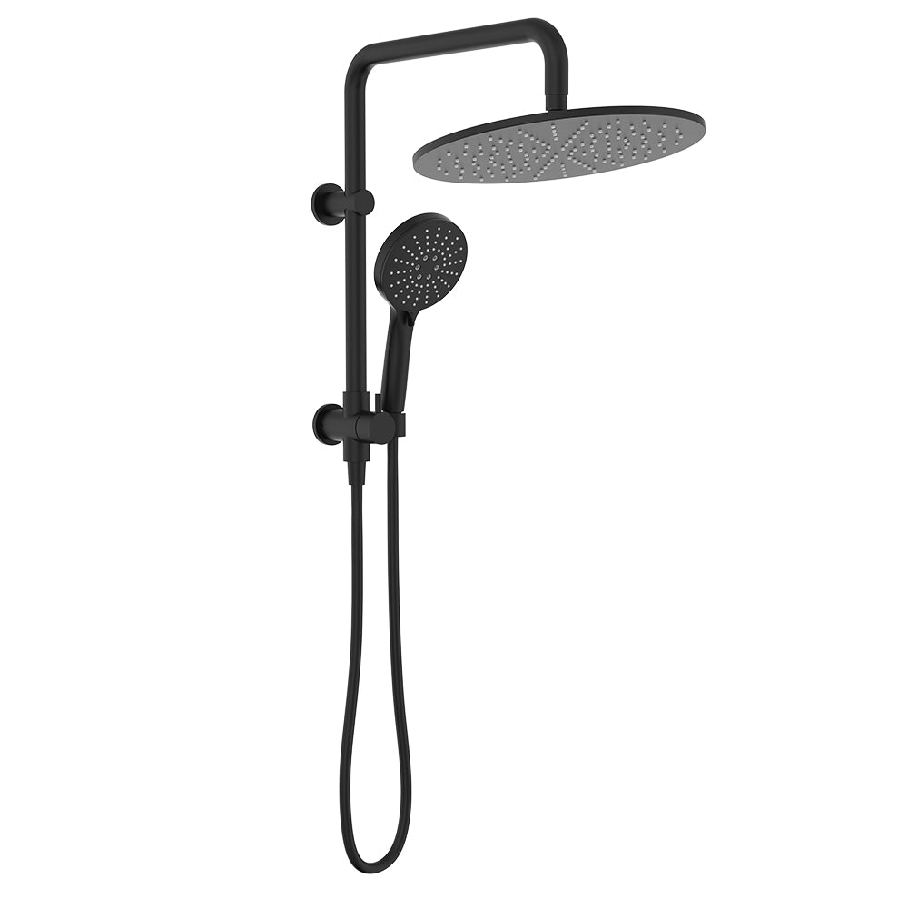 Fienza Empire Slim Twin Half-Rail Shower, Matte Black — image 2