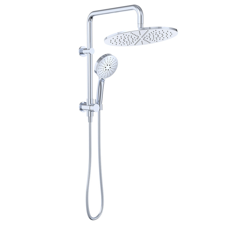 Fienza Empire Slim Twin Half-Rail Shower, Chrome — image 2
