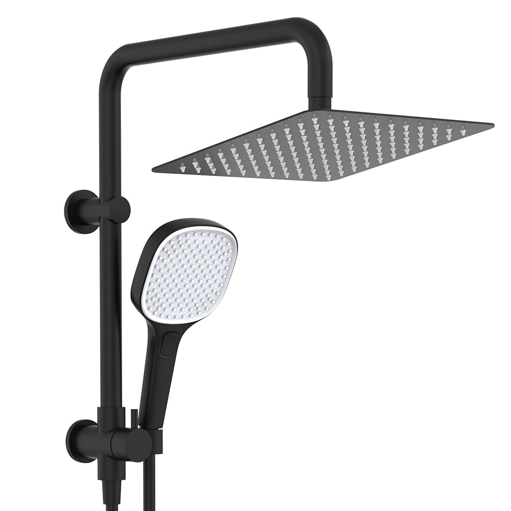 Fienza Koko Twin Half-Rail Shower, Matte Black — image 3