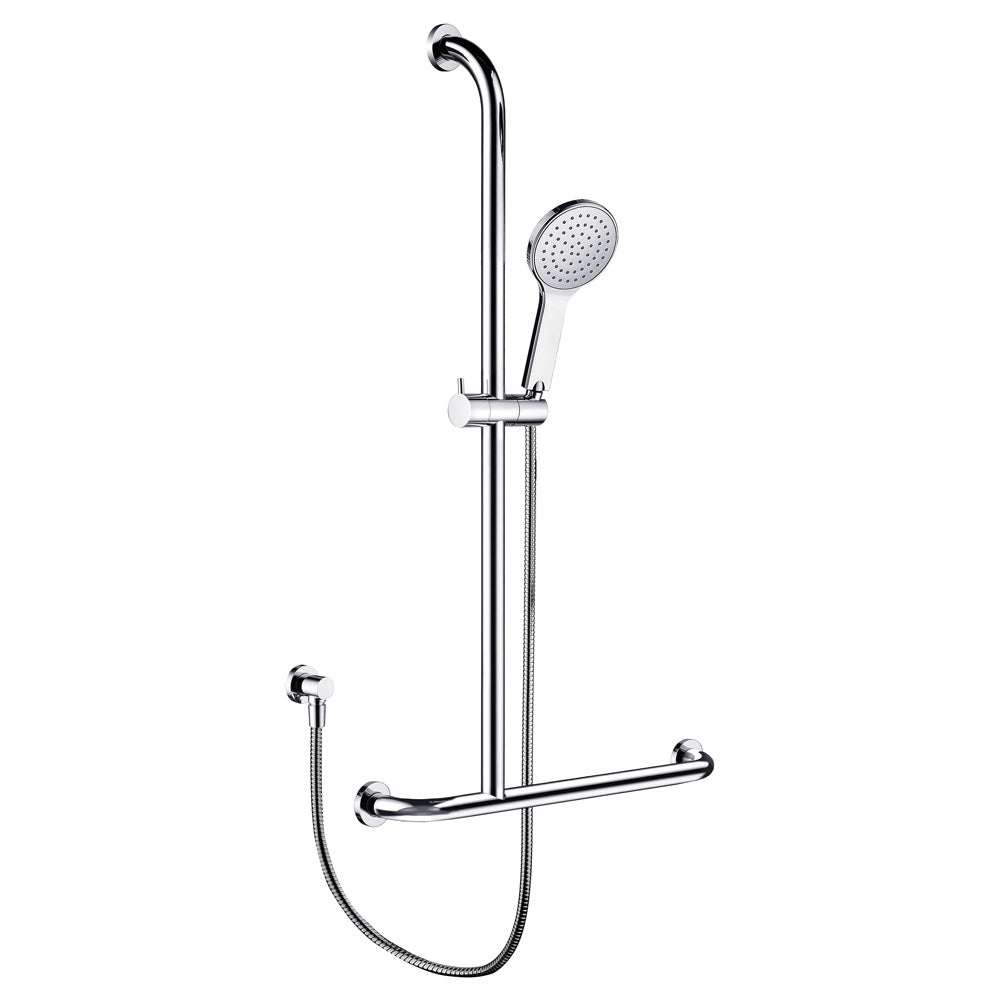 Fienza Luciana Care Inverted T Rail Shower, Left-Hand