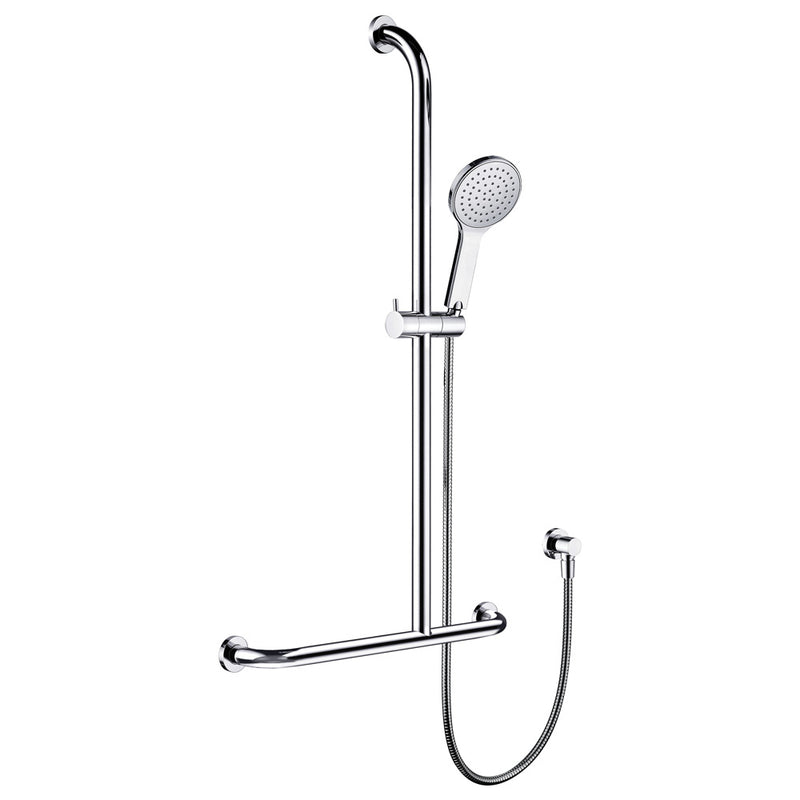 Fienza Luciana Care Inverted T Rail Shower, Right-Hand