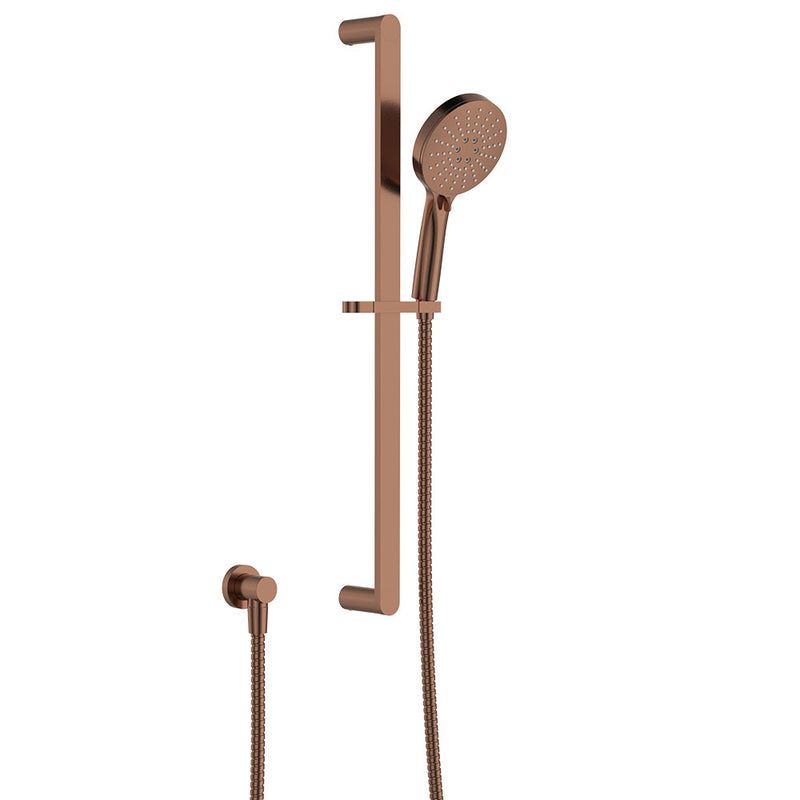 Fienza Empire Slim Rail Shower, Brushed Copper