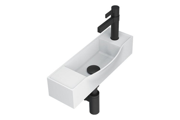 ADP Halo Wall Basin - Gloss White