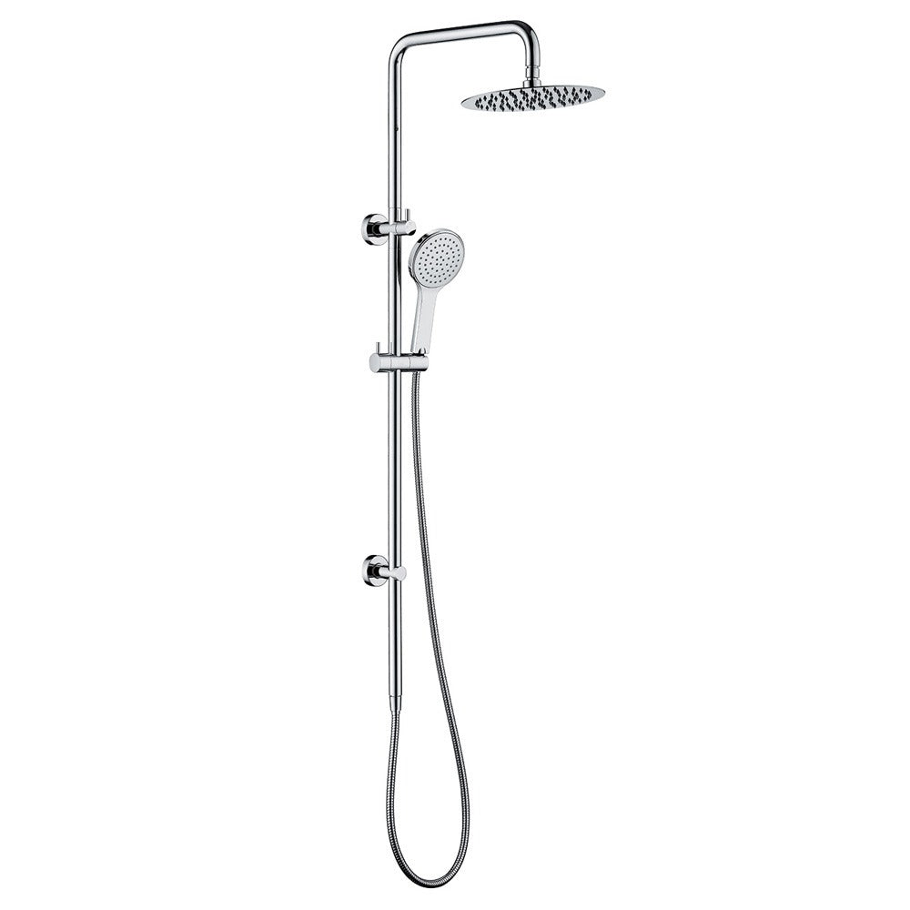 Fienza Kaya 2 in 1 Twin Rail Shower Station Chrome