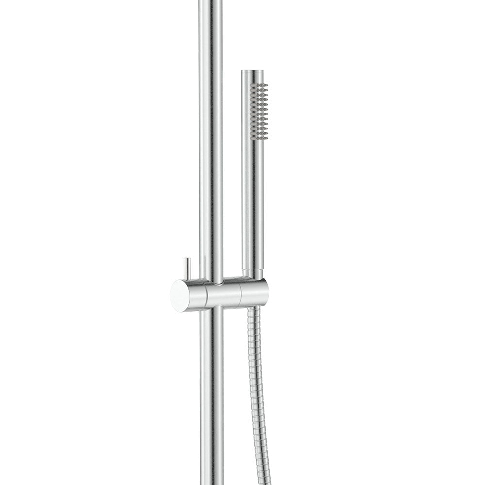 Fienza Kaya Outdoor Living Wall Mounted Twin Shower, Brushed Stainless Steel