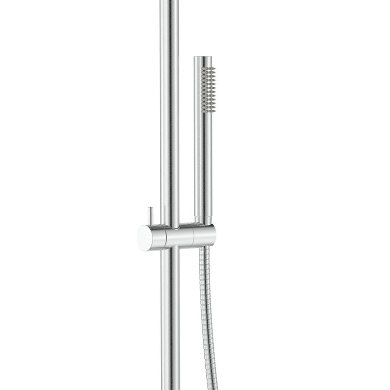Fienza Kaya Outdoor Living Wall Mounted Twin Shower, Brushed Stainless Steel