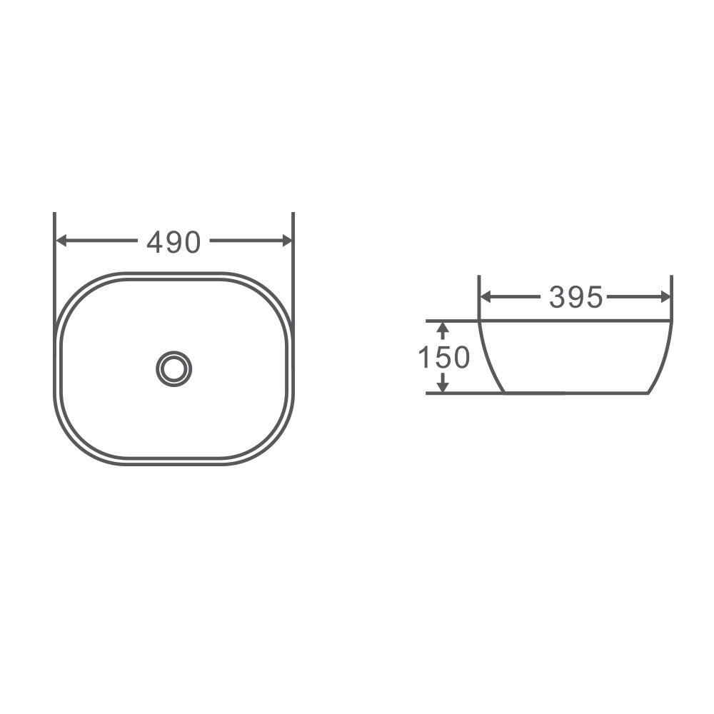 EVEA 49 Counter Top Basin