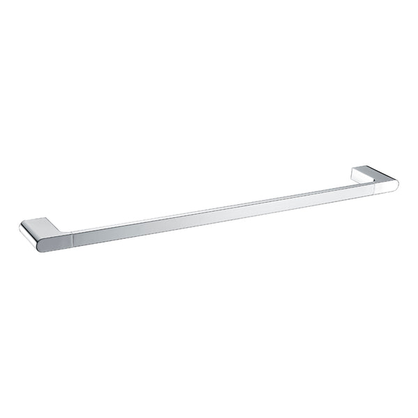 Cora Single Towel Rail 800mm Chrome