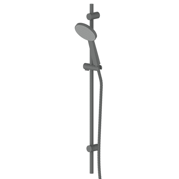 Greens Glide RainBoost Adjustable Rail Shower Gunmetal