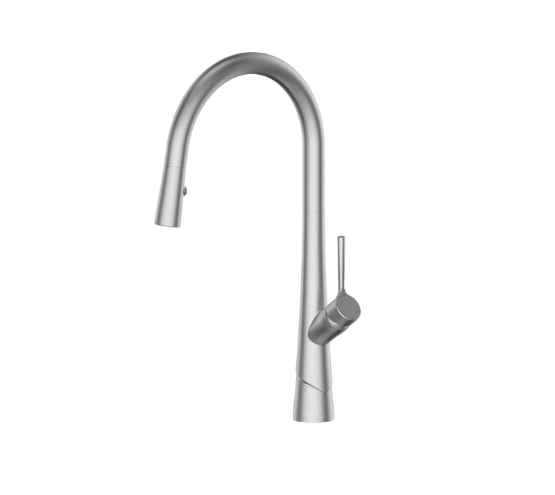 Greens Lustro II Pull-Down Sink Mixer  Brushed Nickel