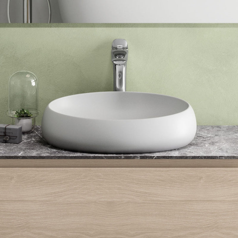 RAK Cloud Above Counter Basin Matte White