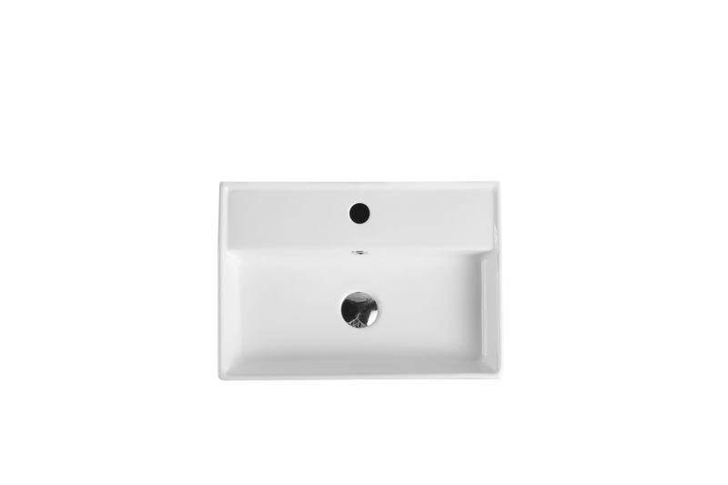 Ovia 500mm Wall-Hung Slim Rectangular Basin