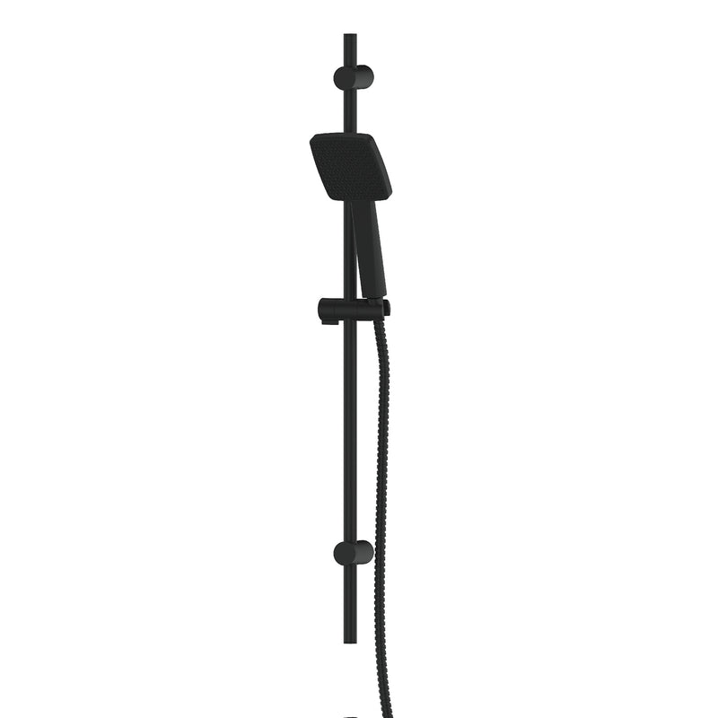 Greens Glide Syntra RainBoost® Adjustable Rail Shower Matte Black
