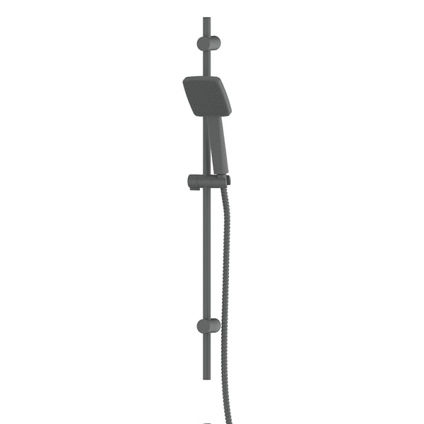 Greens Glide Syntra RainBoost® Adjustable Rail Shower Gunmetal