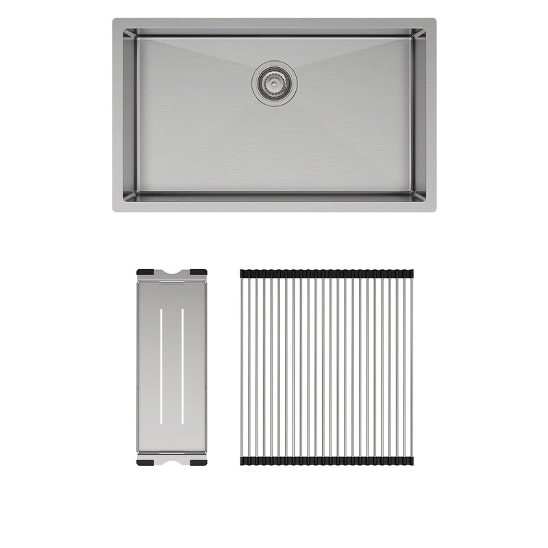 Hana 55L Single Kitchen Sink Kit - Fienza