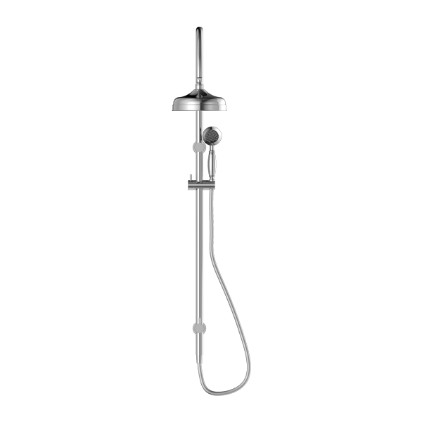 York Federation Twin Shower With Metal Hand Shower Chrome