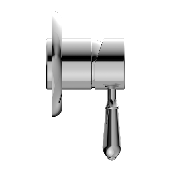 York Federation Shower Mixer With Metal Lever Chrome