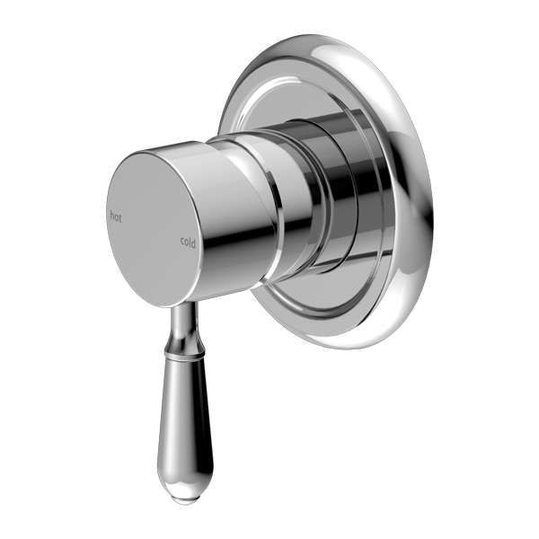 York Federation Shower Mixer With Metal Lever Chrome
