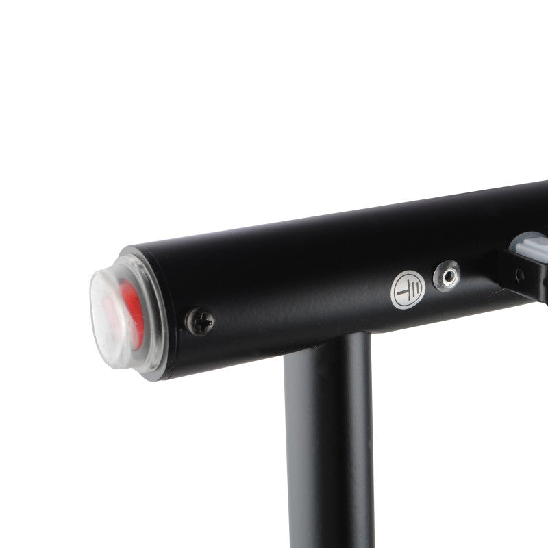 800x600x121.8mm Round Matt Black Electric Heated Towel Rack 7 Bars