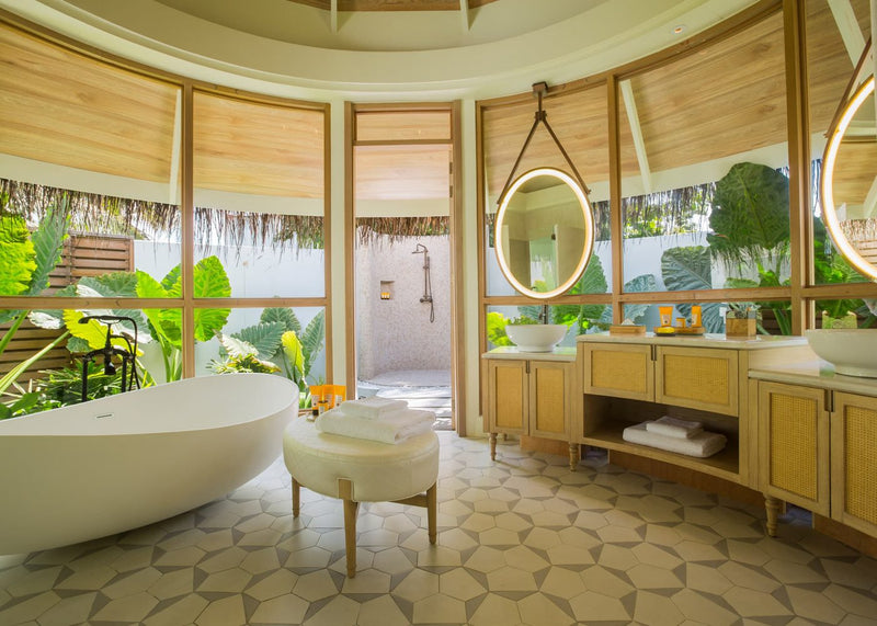 Pietra Bianca Stone Onda Freestanding Bathtub 1800 x 1100 x 620mm