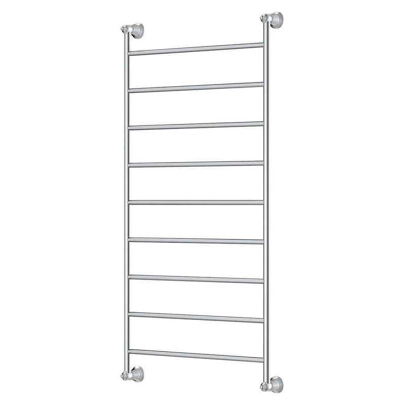Lillian Heated Towel Rail, 600 x 1208mm, Chrome