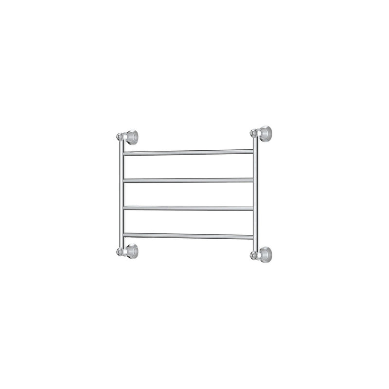 Lillian Heated Towel Rail, 600 x 458mm, Chrome