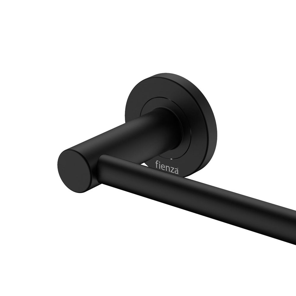 Fienza KAYA 900mm Single Towel Rail Matte Black