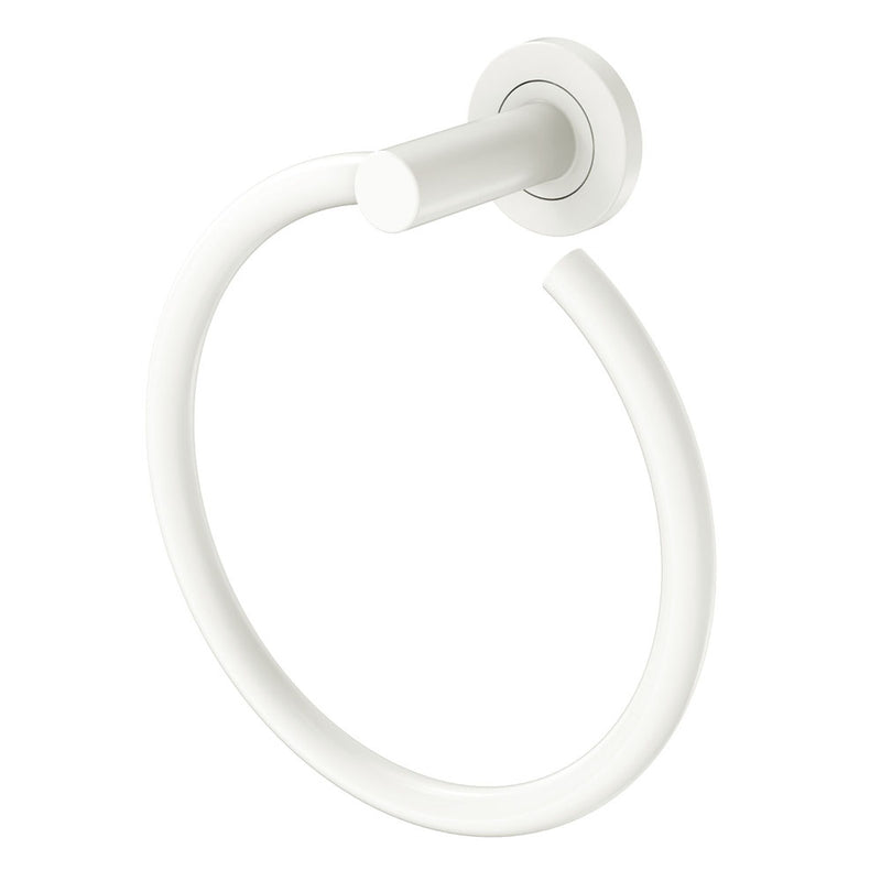 Fienza Kaya Hand Towel Ring, Matte White