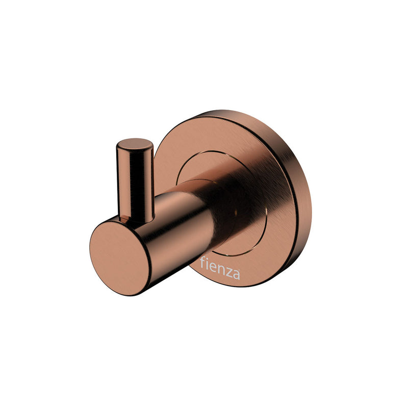 Fienza Kaya Robe Hook, Brushed Copper