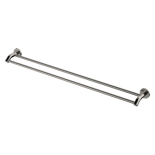 Fienza KAYA 900mm Double Towel Rail Brushed Nickel