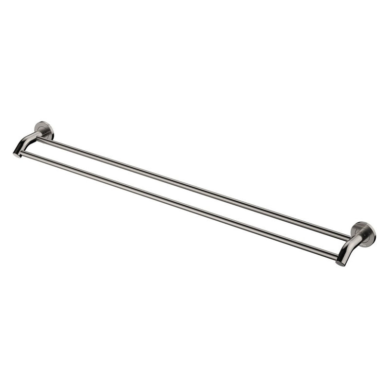 Fienza Kaya 900mm Double Towel Rail Brushed Nickel