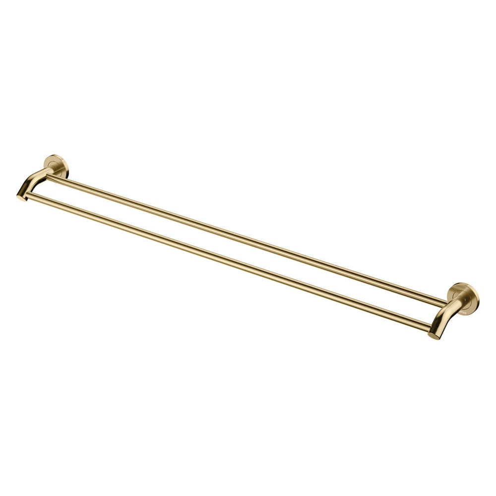 Fienza Kaya 900mm Double Towel Rail Urban Brass