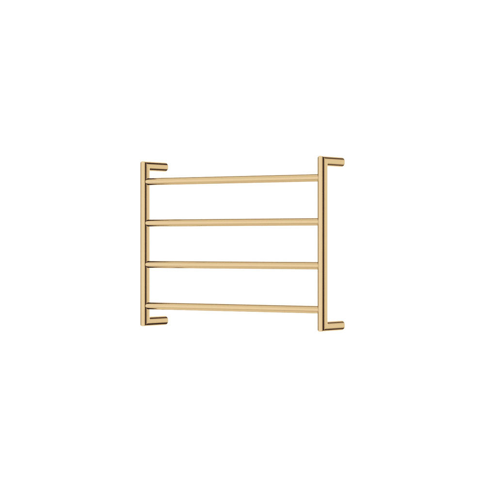 Fienza KAYA Round Heated Towel 6045 Urban Brass (4 Bars) 600x450x100mm