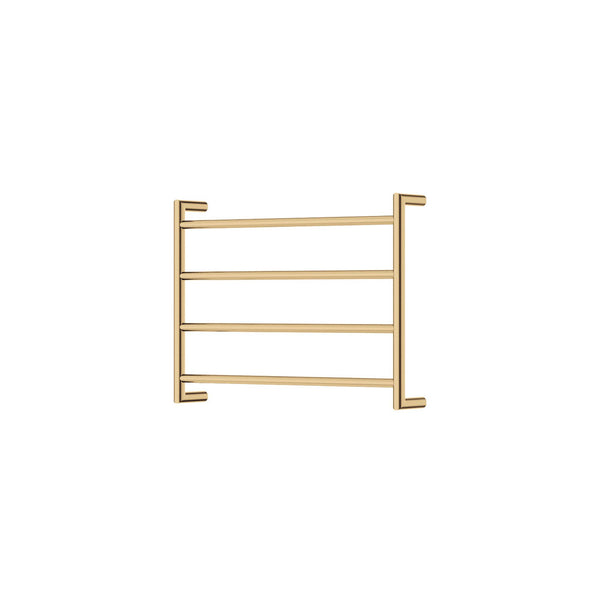Fienza KAYA Round Heated Towel 6045 Urban Brass (4 Bars) 600x450x100mm