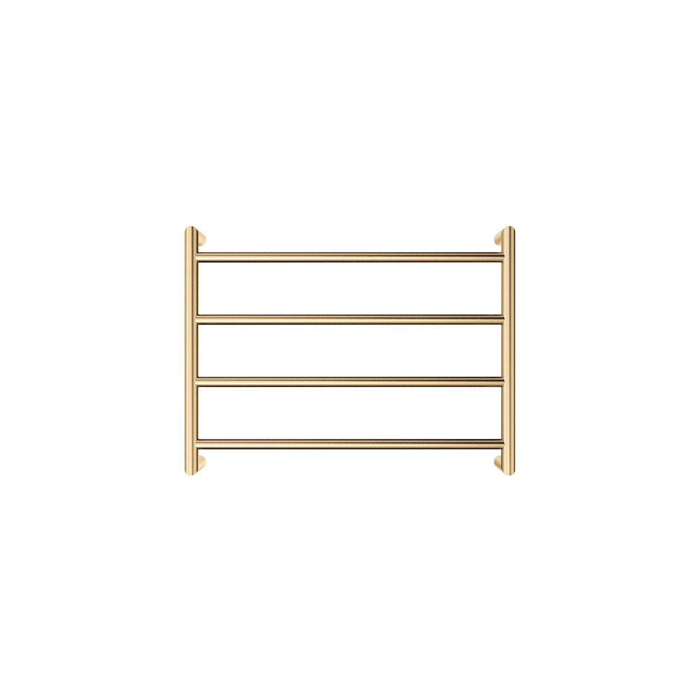 Fienza KAYA Round Heated Towel 6045 Urban Brass (4 Bars) 600x450x100mm