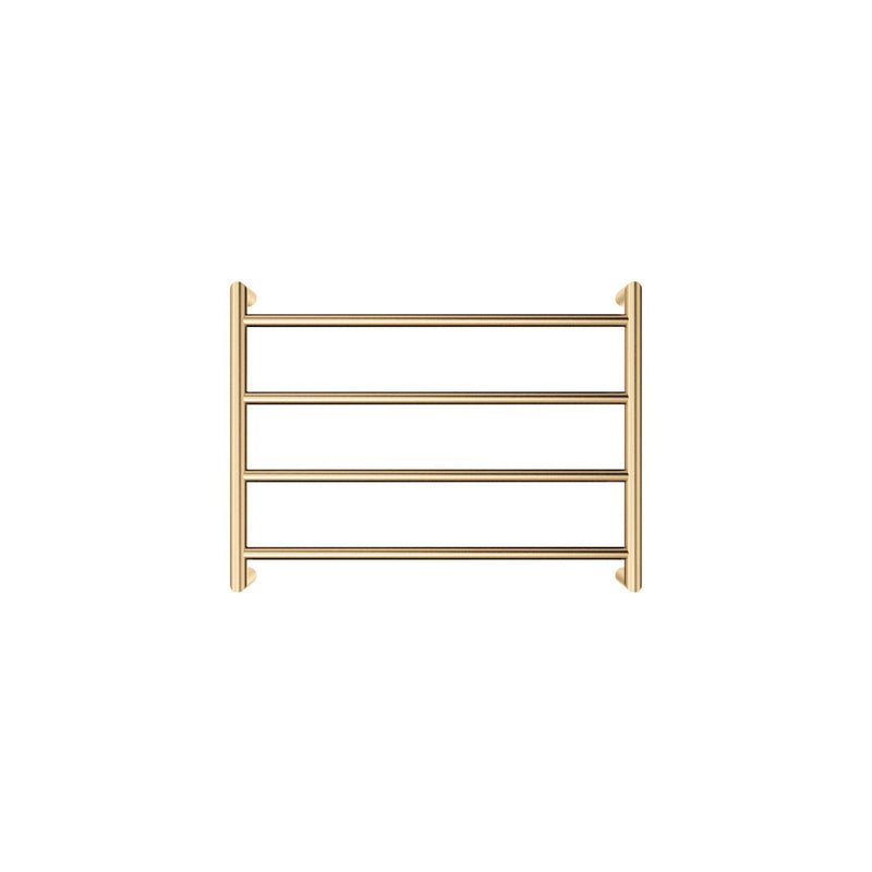 Fienza KAYA Round Heated Towel 6045 Urban Brass (4 Bars) 600x450x100mm