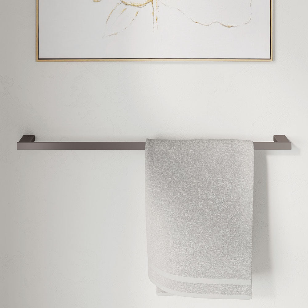 Fienza Tono Single Towel Rail 610 mm Gun Metal