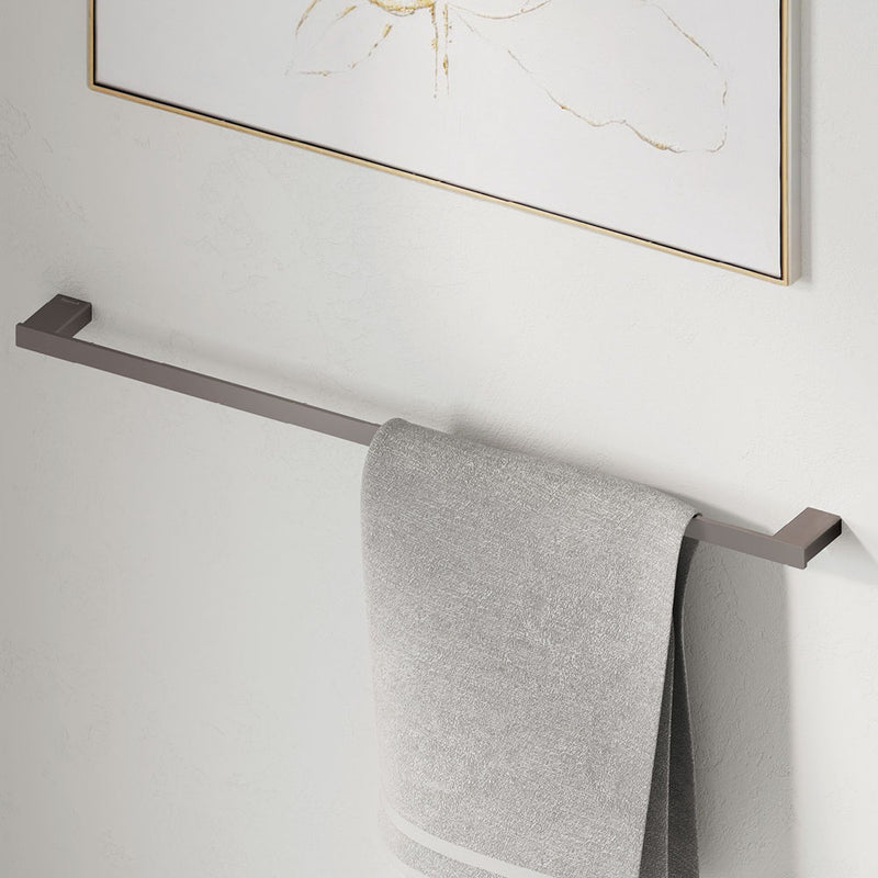 Fienza Tono Single Towel Rail 610 mm Gun Metal