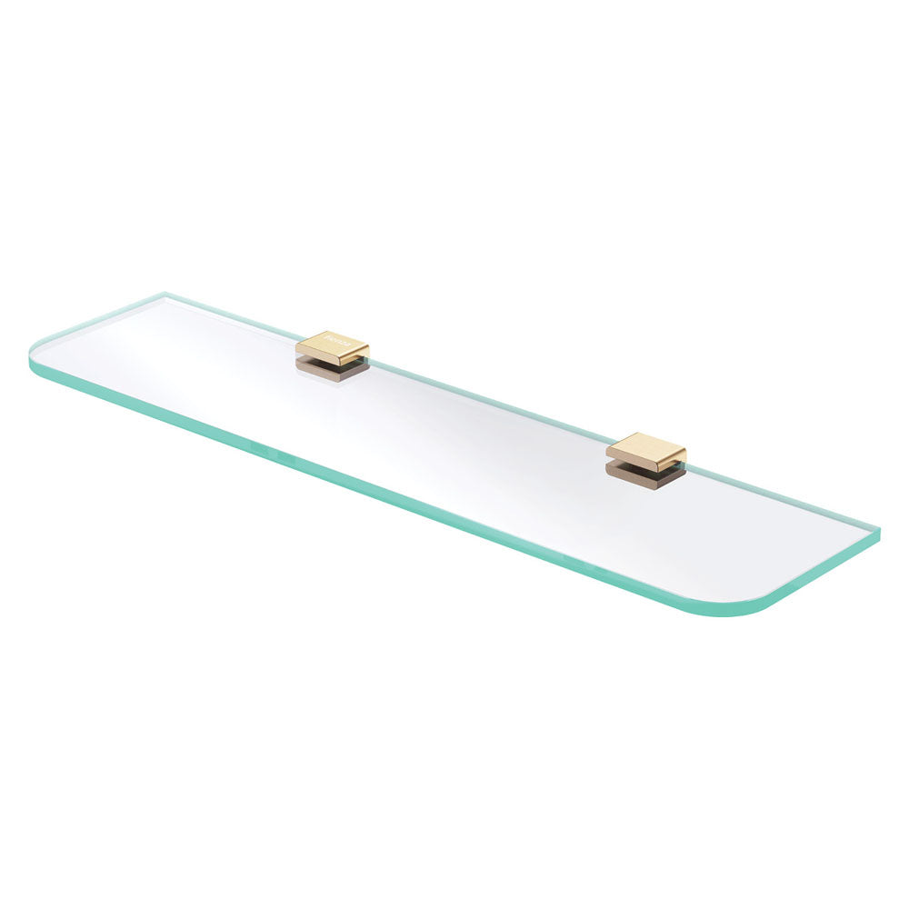 Fienza Tono Glass Shelf Urban Brass