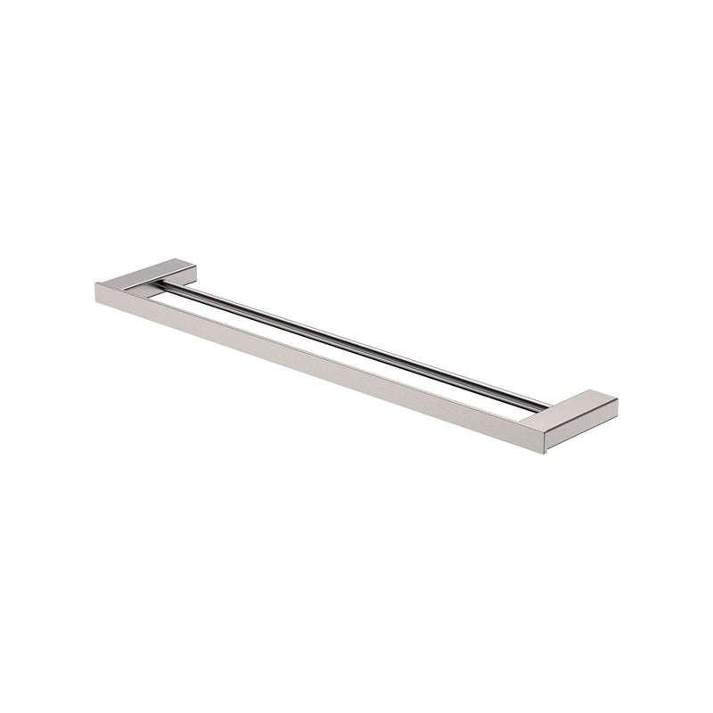 Fienza Tono Double Towel Rail 610 mm Brushed Nickel