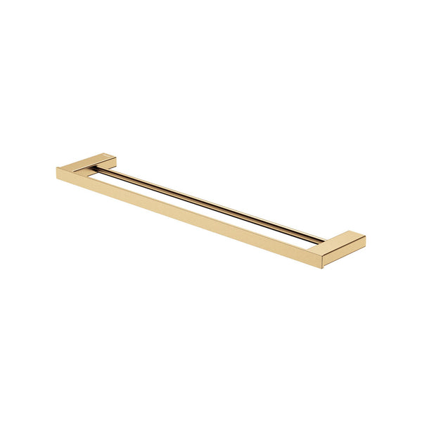 Fienza Tono Double Towel Rail 610 mm Urban Brass