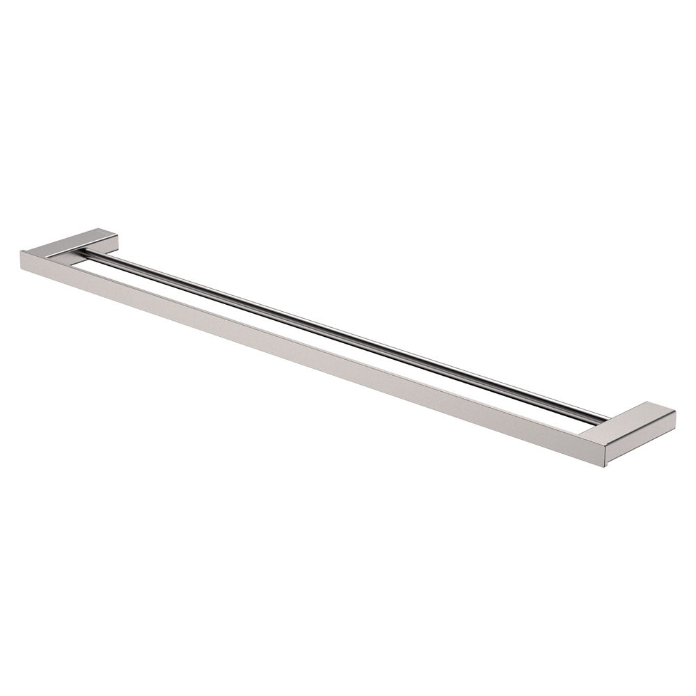 Fienza Tono Double Towel Rail 810 mm Brushed Nickel