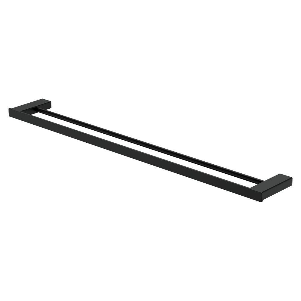 Fienza Tono Double Towel Rail 810 mm Matte Black