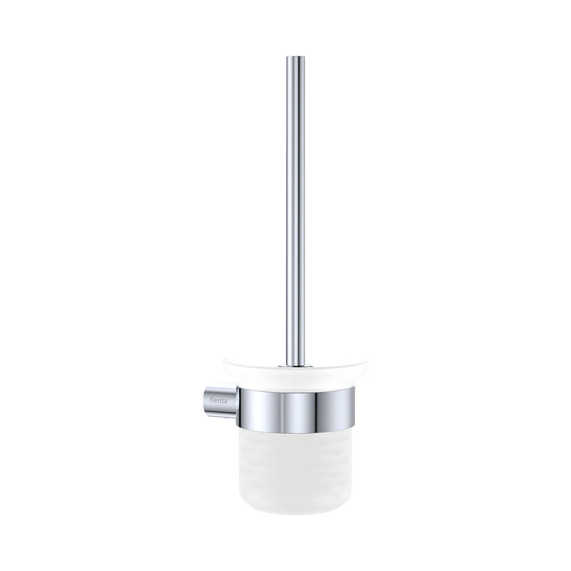 Fienza Empire Slim Toilet Brush & Holder, Chrome