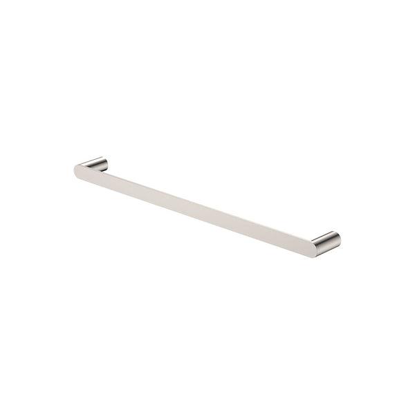 Fienza Empire Slim Single Towel Rail, 600mm, Brushed Nickel