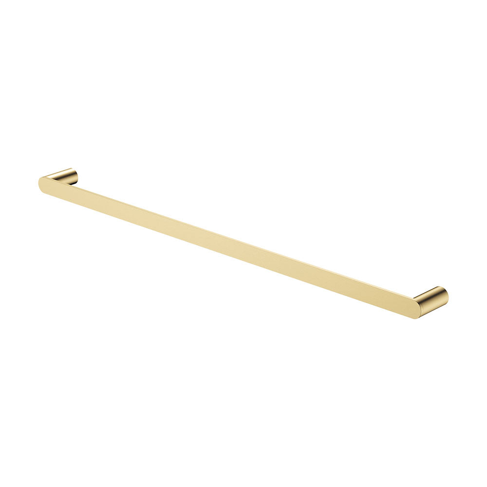 Fienza Empire Slim Single Towel Rail, 800mm, Urban Brass