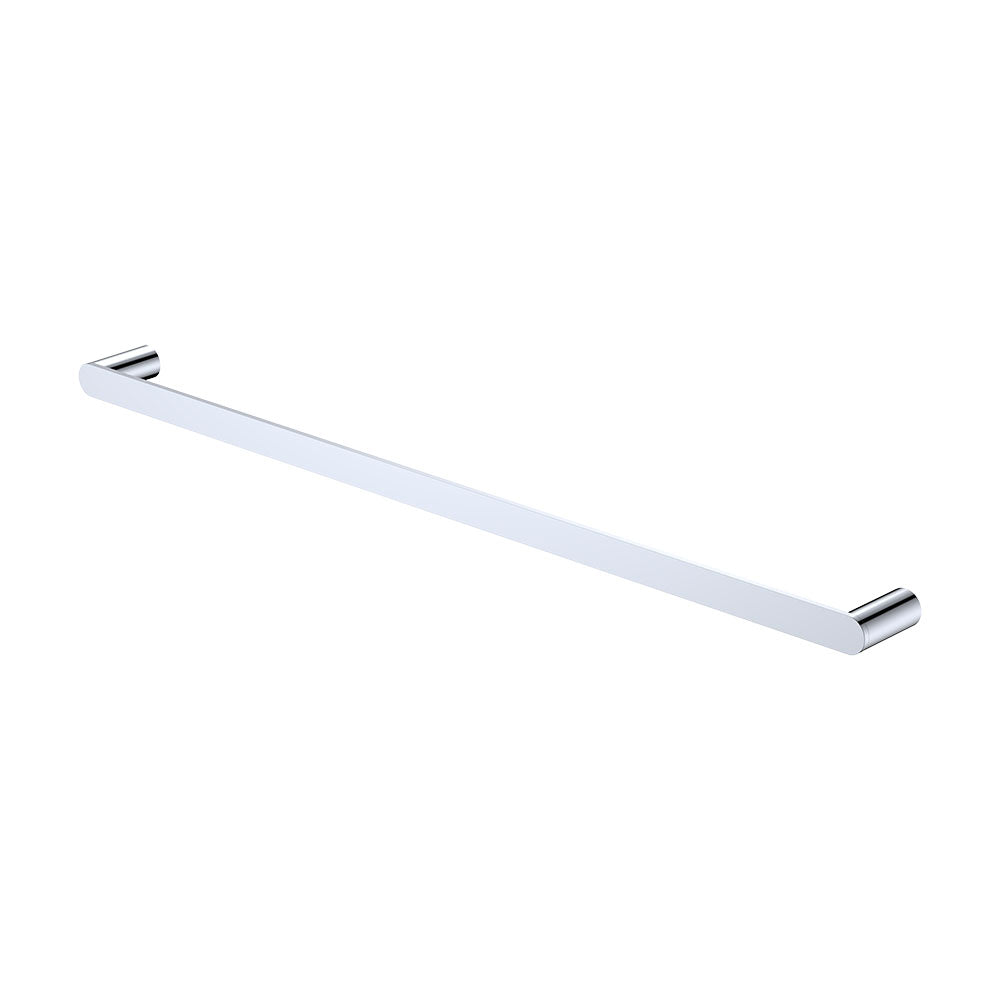 Fienza Empire Slim Single Towel Rail, 800mm, Chrome